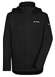 VAUDE Escape Bike Light Regenjacke Herren – Fahrradjacke wasserdicht atmungsaktiv winddicht, 2-Lagen mit verstaubarer Kapuze - black, XXL