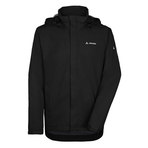 VAUDE Herren 2-Lagen Fahrrad- Regenjacke Escape Bike Light Jacket, leicht, wasserdicht, winddicht und atmungsaktiv, black, M