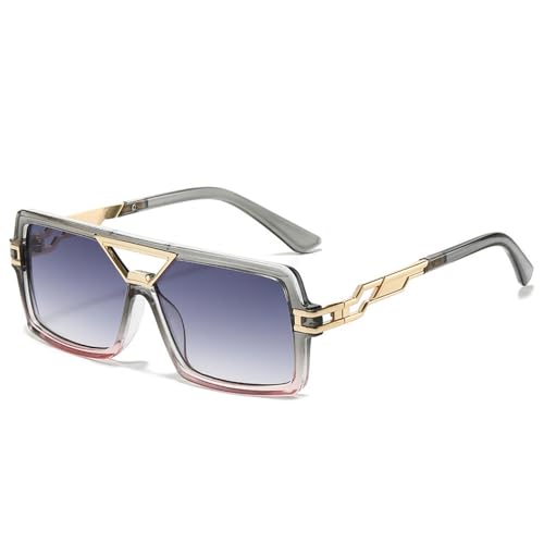 Lunettes de soleil UV400 tendance style rétro vintage pour look urbain unisexe