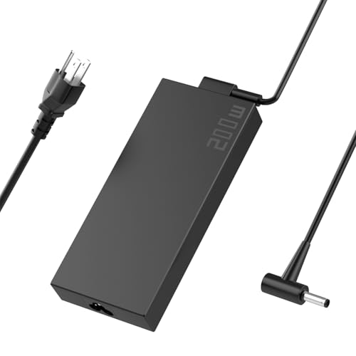 FSJTD 200W Charger Compatible with Asus TUF Gaming A15 A17 F15 F17 FA506 FX506 FX507 FA507 FX707 FA707 TUF Dash F15 FX516 FX517