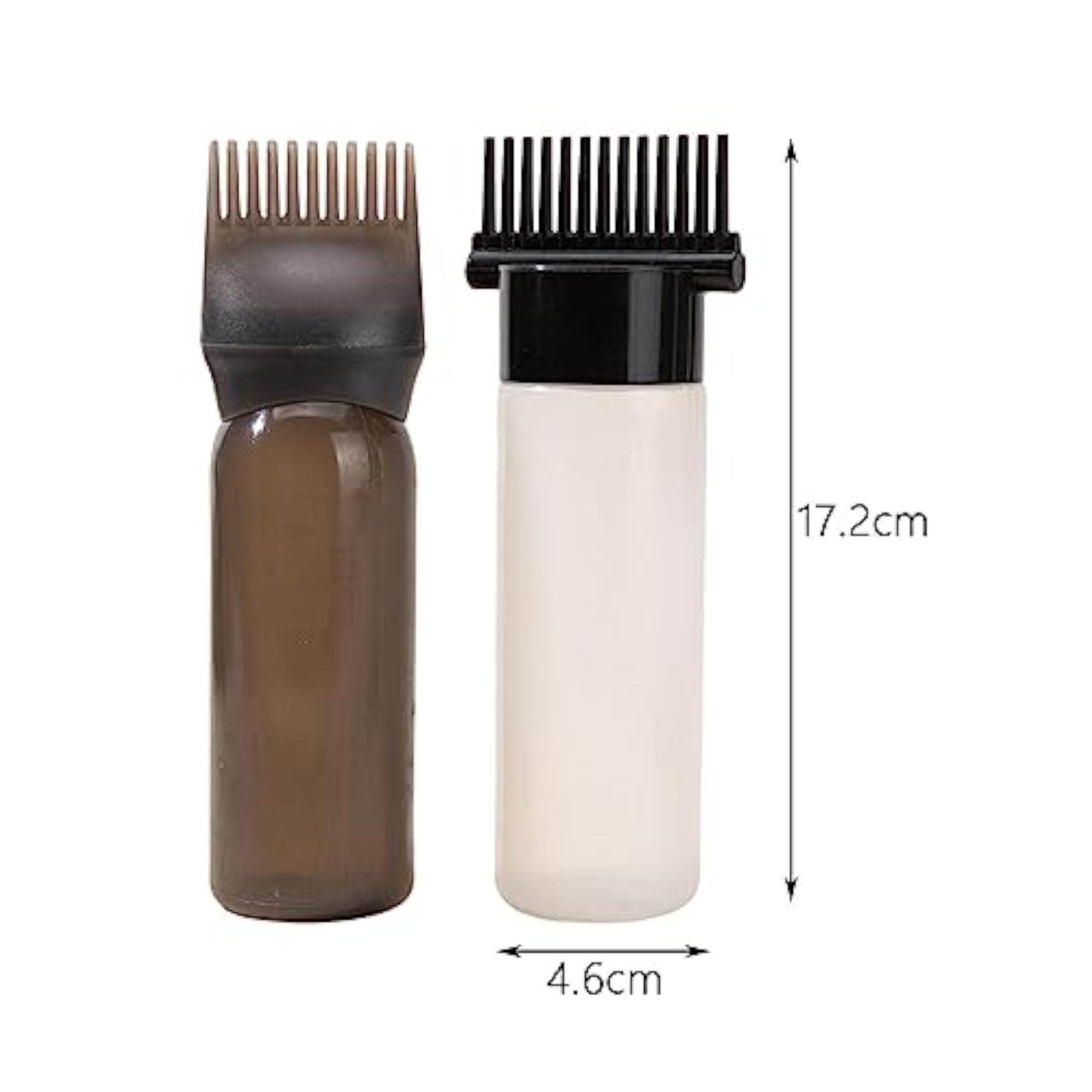 2x Root Comb Applicator Bottles for Hair Dye