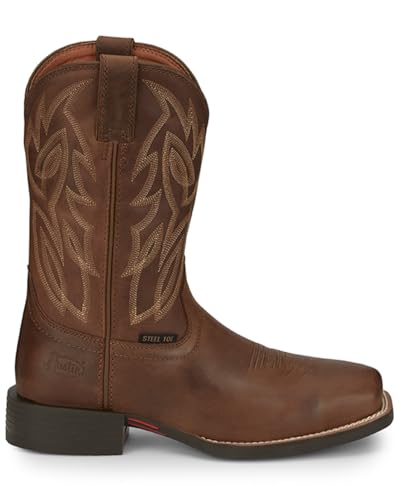 Justin Men's Canter Pull-On Work Boot Steel Toe - Se45102