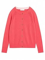White Stuff Women's Lulu Cardigan - Casual Knitted Long Sleeve Sweater - BRT Pink - Size 12