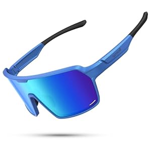 Lamicall XL Blaue Fahrradbrille Polarisiert BCPE01-EU-BU