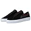 Black/Red Suede