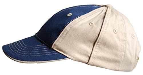 Cool4 KC04b - Gorra de béisbol para niños, color azul y beige, azul / beige Cover