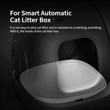 Tappeto sostitutivo per lettiera per gatti automatica – Impermeabile, antiscivolo, facile da pulire, 40,6x40,9 cm – Tappeto per Smart Cat Toilet e per PuraMax