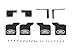 RCスペアパーツ R/C Scale Accessories : Front & Rear Skid Plate For Traxxas TRX-4 Trail Defender Crawler - 28Pc Set Black