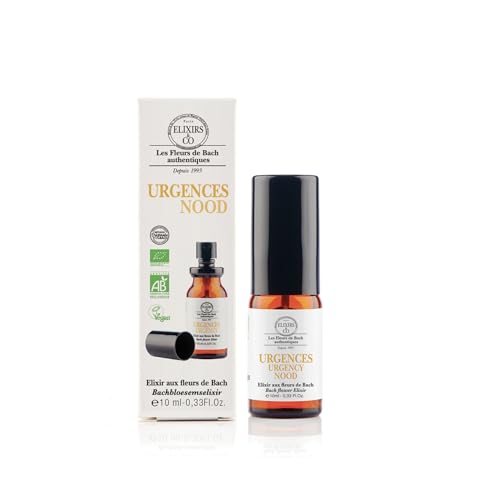 Elixirs & Co - Spray Buccal Urgences Fleurs de Bach 10 ml - Calme et Réconfort Instantané - Format Nomade - Élixir Naturel Anti Stress, Équilibre, Apaisement Émotionnel - 100% Bio et Naturel