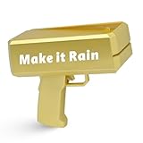 RADSHSP Make It Rain Money Toy Gun Automatic Money Gun Prop Party Shooter Gun for Weddings Birthdays Christmas New Year Night Club Fun Party Surprise Gifts