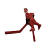 Short Stick Dome Bubble Hockey Player - Red