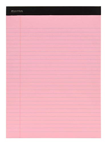 Image of Mintra Office Colorful Legal Pads - Includes 2 Blue, 2 Pink, and, 2 Green Writing Pads, Micro Perforated Lined Sheets, Ideal for Professional & Personal Use, 8.5 inchx11 inch Wide Ruled, 6 pack Pastel Set 2