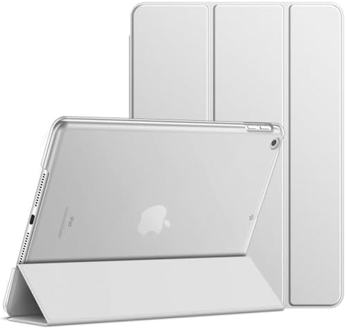 JETech Case for iPad 10.2-Inch (2021/2020/2019 Model, 9/8/7 Generation), Auto Wake/Sleep Cover (Silver)