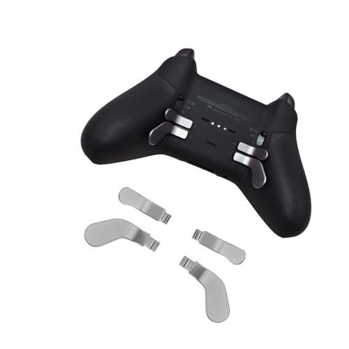 Image of 5Pcs Elite 2 Paddles Replacement for Xbox One Elite Series 2 Controller, Stainless Steel Paddles D-pad for Xbox Elite Series 2 / 2 Core Controller, Includes: 4 x Paddles 1x D-pad Replacement(Silver)