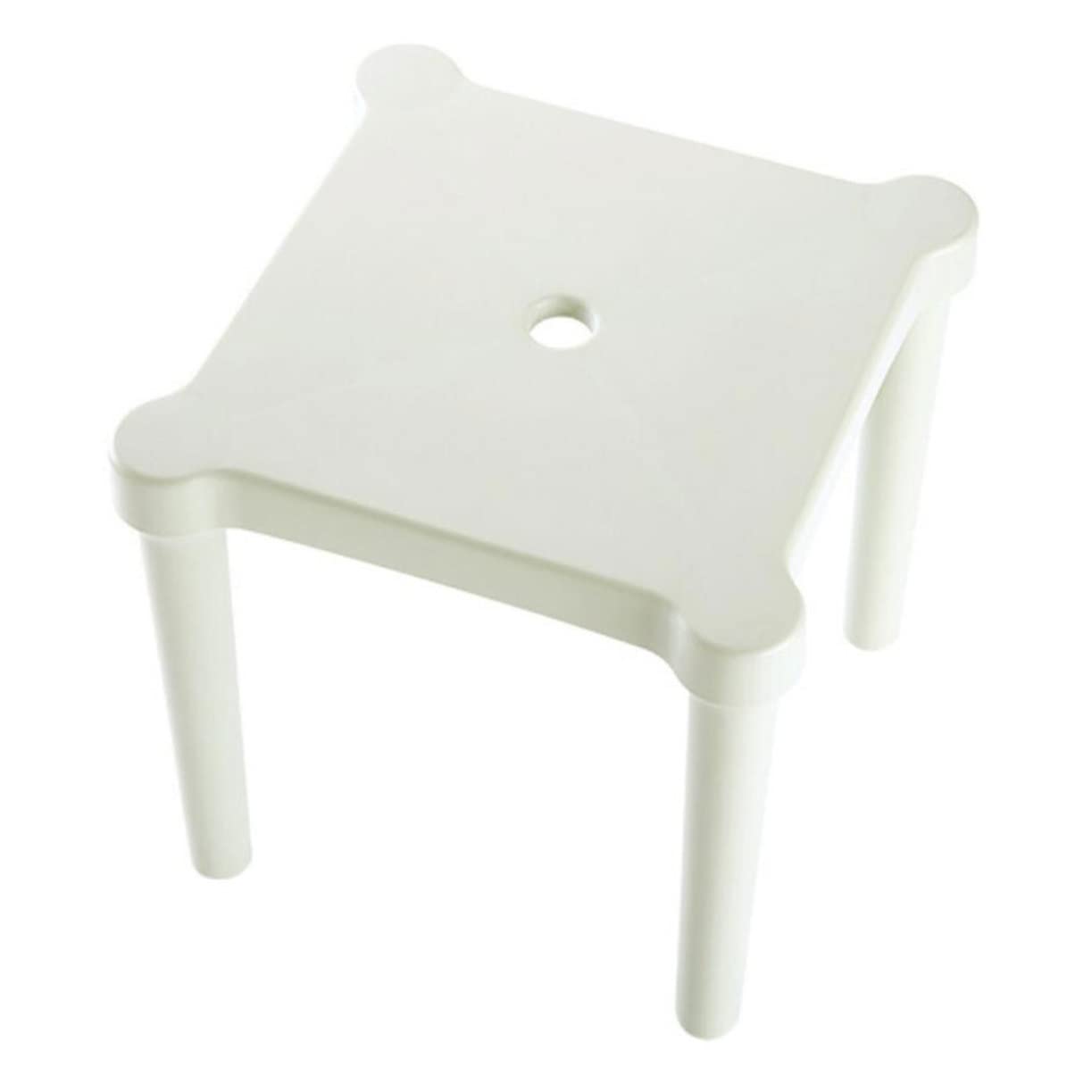 Unomor Easy Assembly Stool Non-Slip Plastic Comfortable Children's Seat for Home Bedroom Living Room