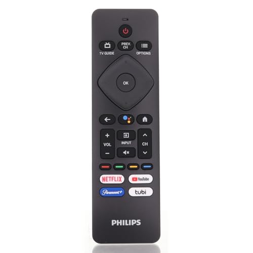 Telecomando Originale Philips Per Google TV E Android TV - Modello URMT47CND001/002, Nero - Foto 2