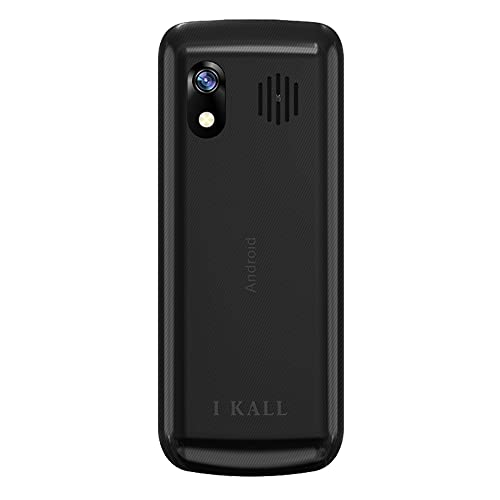 Image of IKALL K333 4G Touch and Type Android Mobile with WiFi and 4G Sim Support (2.8 inch Display, 2GB Ram, 16GB Storage) | Support - WhatsAp, Facebook, YouTube and Instagram (Black)