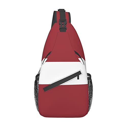 Morrales De Senderismo Unisex Con Bandera Letona miniatura 2