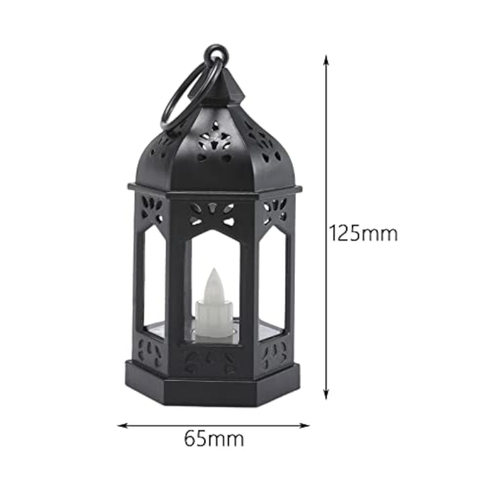 2xVintage Style Electronic Candle Lantern