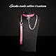 Kutocesy Choker Verstellbares Leder Halsband Mit Leine Halskette Sexspielzeug Für Paare Bondage Erotik Halsfessel Mit O Ring (Pink)