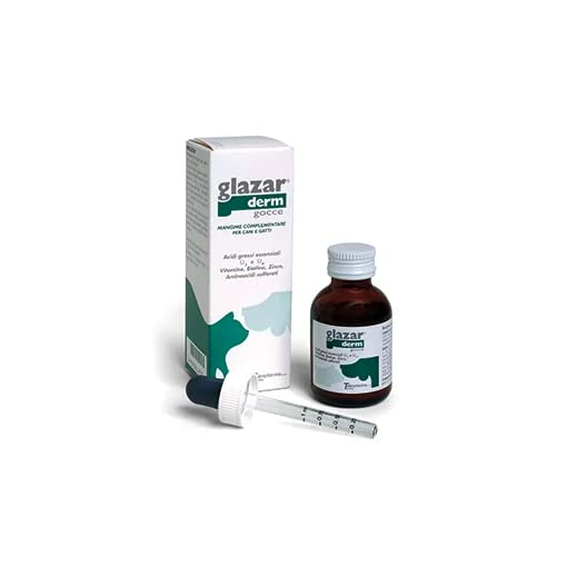Glazarderm Gocce 50 ml Integratore Vitaminico Cani Gatti