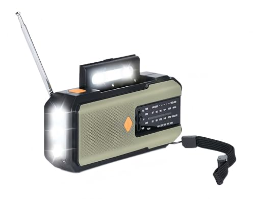 5000mAh Emergency Hand Crank Solar Weather Radio 5000mAh Emergency Hand Crank Solar Weather Radio