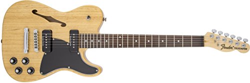 Fender Jim Adkins Signature Series JA-90 Telecaster Thinline Touche en laurier Naturel - Les Beatles, Paul McCartney, John Lennon, RIngo Starr, George Harrison Fender Jim Adkins Signature Series JA-90 Telecaster Thinline Touche en laurier Naturel