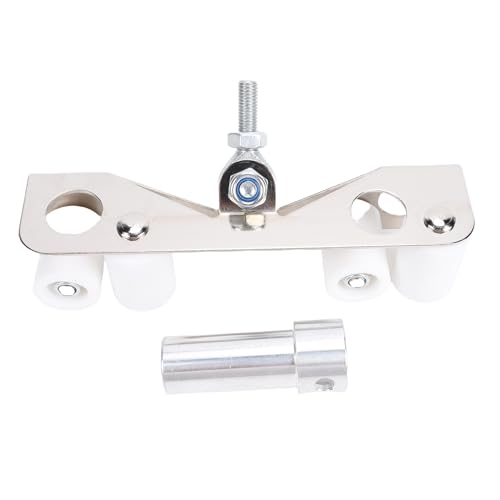 Garosa Rullo per Angoli Interni per Cartongesso Rullo per Angoli in Acciaio Inossidabile PTFE con Adattatore Filettato per Finitura di Nastrature per Cartongesso Compatibile con Pali