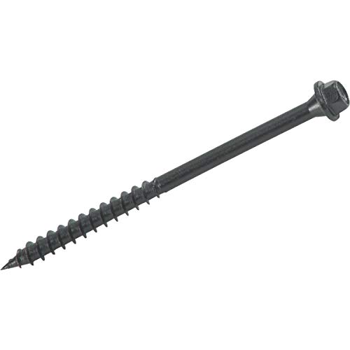 Vis à bois Timberlok 4-In solides pour charpente et pergola en pack de 12