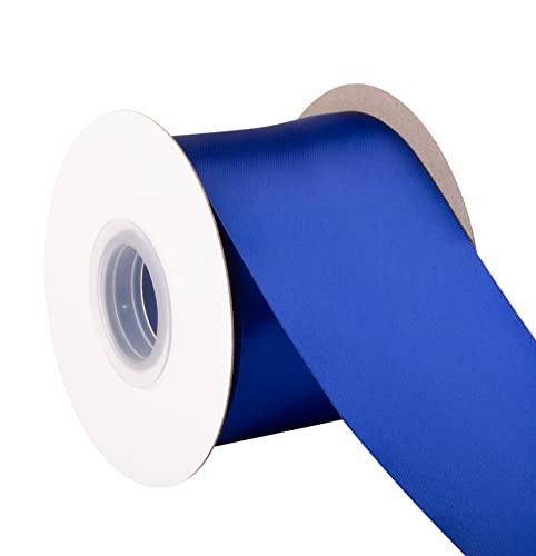 Double Faced Satin Ribbon, 75mm X 22M, Solid Polyester Craft Ribbon, Perfect for Gift Wrapping Crafts - Image 4