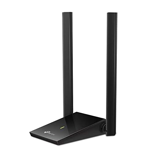 TP-Link USB WiFi Adapter for PC (Archer T4U Plus)- AC1300Mbps Dual Band Wireless Network Adapter for Desktop with 2.4GHz/5GHz High Gain 5dBi Antennas, Supports Windows 10/8.1/8/7, Mac OS