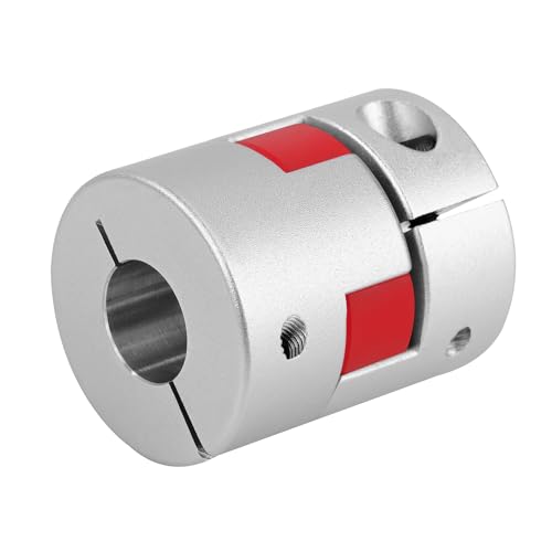 Ciruela Eje Acoplamiento 8 x 10 mm Acoplador Flexible Elástico de Aleación de Aluminio, D30 x L35 Conector De Acoplador De Motor Paso A Paso Cnc Servomotor