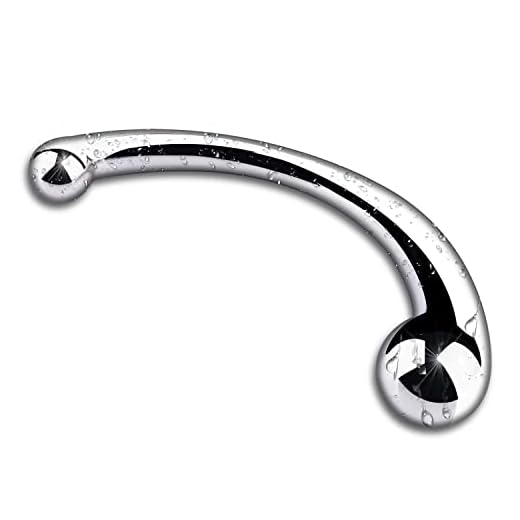 Doppelkopf Dildo Analplug Metall Buttplug G-Punkt Stimulator Vagina Analdildo Erotik Sexspielzeug für Männer und Frauen 680G