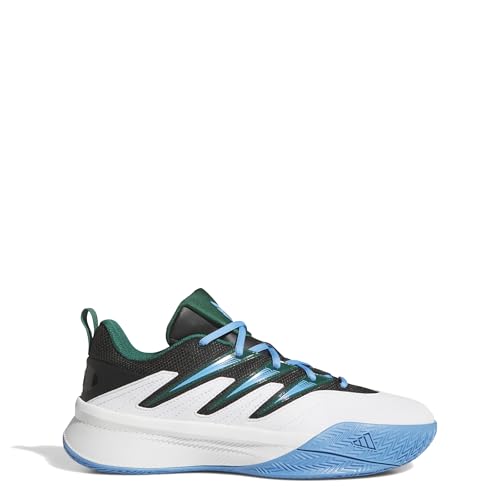 Adidas Unisex - Adulto Dame Certified 3, Ftwr White/Collegiate Green/Blue Burst, 40 2/3 EU