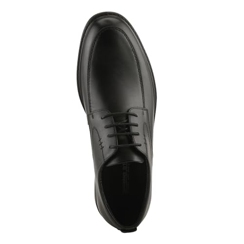 Spring Step Men’s Cedric Oxford – Classic Leather Lace-Up Dress Shoe with Stacked Heel and Cushioned Insole4