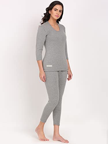 Image of Womens Thermal Gold Set (Upper+Lower)