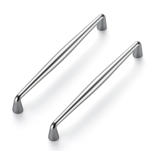 Image of Ravinte 5 Pack 6-1 /4 Inch Polished Chrome Kitchen Cabinet Handles Solid Zinc Alloy Cabinet Pulls Cupboard Hardware Drawer Handles