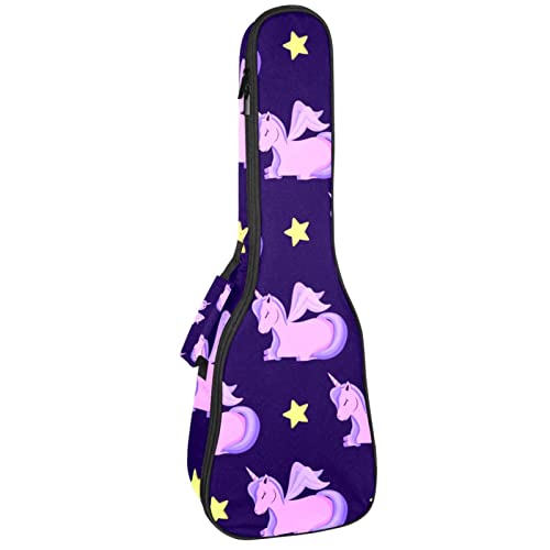 Housse de ukulélé licorne avec étoiles pour concert soprano ténor de 58,9 cm d’épaisseur 10 mm d’épaisseur avec sangles… - Les Beatles, Paul McCartney, John Lennon, RIngo Starr, George Harrison Housse de ukulélé licorne avec étoiles pour concert soprano ténor de 58,9 cm d'épaisseur 10 mm d'épaisseur avec sangles…