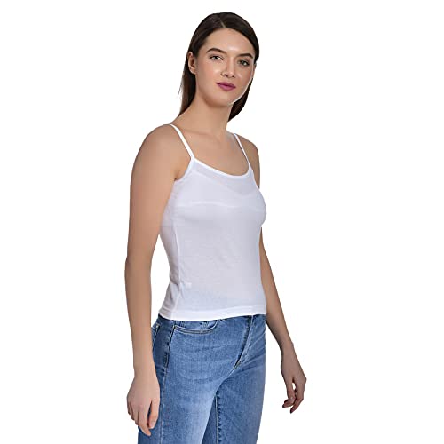 Image of Women's Regular Fit Cotton Camisole Slip Spaghetti Combo Pack of 1