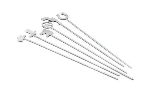 Outset QS79 Stainless-Steel Lone Star Skewers by Outset