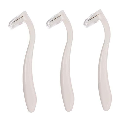 OSOLADY 3 pezzi Strumenti in Acciaio Inossidabile per Donne Regolabarba Corpo Portatile per Viaggio Rasoio Mini per Ascelle Gambe e Bikini Taglio Preciso e Resistente per Rasatura Umida