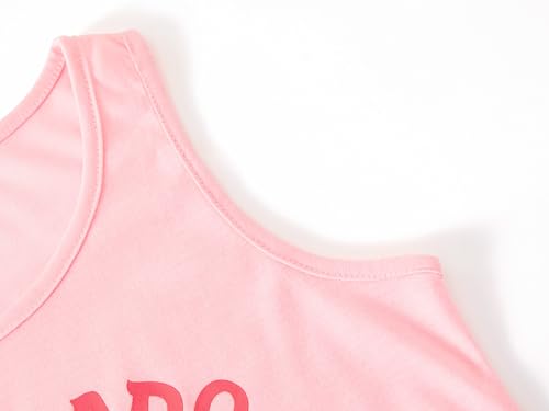 Tebbis Trendy Tie Dye Swirl Pajamas for Big & Teen Girls 2-Piece Soft Tank Top & Shorts PJ Jammies Set Size 6-184