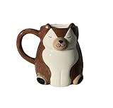 Cute Groundhog Animal Coffee Mug for Women, Men and Kids| Dolomite Animal Cup for Coffee, Tea, Milk,...