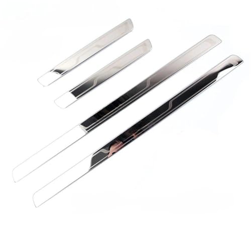 Seuil de porte pour Tiguan MK2 garniture de protection de bas de caisse en acier 4pcs