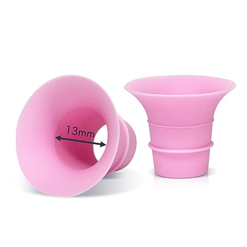 Yeabetter �t�����W�C���T�[�g 13mm Elvie�AStride�AWillow Wearable�J�b�v��Medela�ASpectra�ATSRETE�AMomcozy S12 S9 Pro�V�[���h/�t�����W�ɑΉ� 24mm�����t�����W�g���l����13