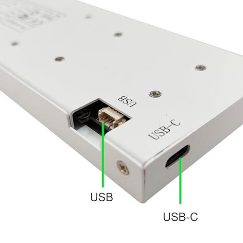 Image of VSDISPLAY 9.16'' 1920x462 IPS PC Case LCD Screen with Theme Editor,White | Small Stretched Bar Monitor,Secondary Display for Monitoring Computer Temp RAM CPU GPU Data
