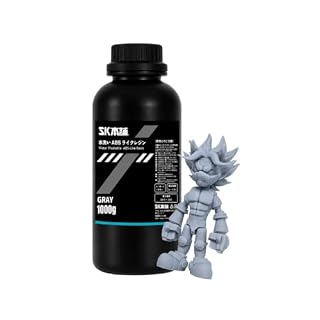 SK本舗 光造形 LCD DLP 3Dプリンター用 水洗いABSライクレジン (灰色, 1000g)