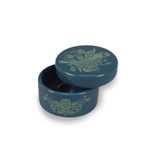 Boîte à bijoux decorative William Morris en grès cadeau idéal - 4