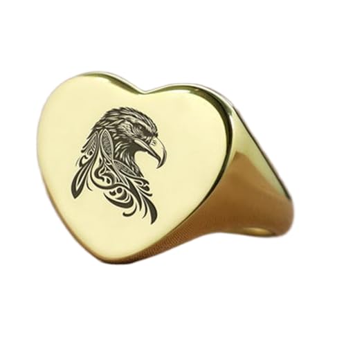 Bague aigle en cœur argent 925 : le bijou cadeau idéal pour homme et femme