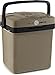 peme, 27 Liter Kühlbox, Kühlt und Wärmt, Thermo-Elektrische Kühlbox, 12 Volt und 230 Volt Mini-Kühlschrank, Auto und Camping, Erdfarbe
